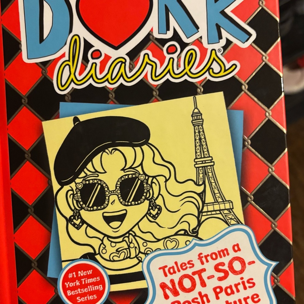 Dork Diaries by Rachel Renée Russell hardback book